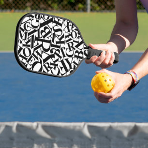 Alfabet Letters Pickleball Paddle
