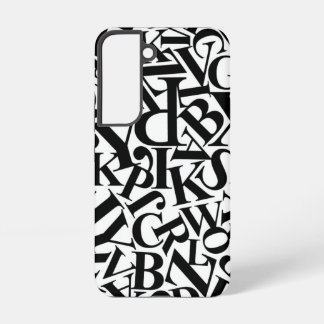 Alfabet Letters Samsung Galaxy Hoesje