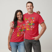 Alfabet Letters vintage T-shirt (Unisex)