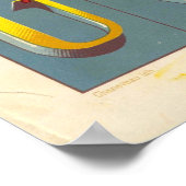 Alfabet (Lettres capitales) Poster (Hoek)