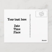 Alfabet Lijst Briefkaart (Achterkant)