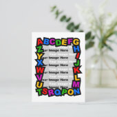 Alfabet Lijst Briefkaart (Staand voorkant)