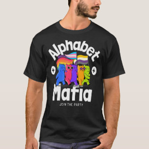 alfabet maffia lgbtq pride klinkt gay ik ben in f t-shirt