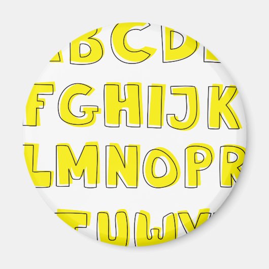 Alfabet Magneet (Voorkant)