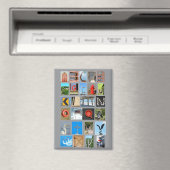 Alfabet met afbeeldingen letters magneet (Insitu (Vaatwasser))