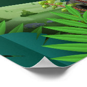 Alfabet met Jungle Poster (Hoek)