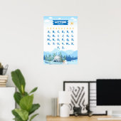 Alfabet met Winter Poster (Thuiskantoor)