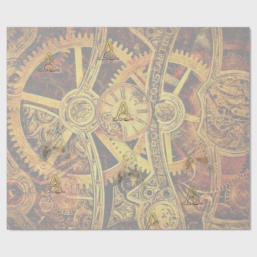 Alfabet, Monogram A Cadeaupapier (Vlak)