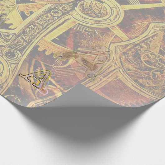 Alfabet, Monogram A Cadeaupapier (Hoek)