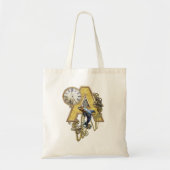 Alfabet, Monogram A Tote Bag (Voorkant)