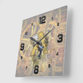 Alfabet, Monogram A Vierkante Klok (Hoek)