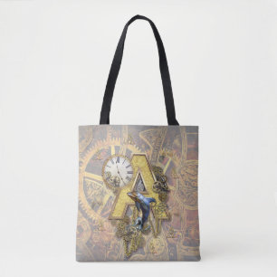 Alfabet-monogram hoofdletter A Tote Bag