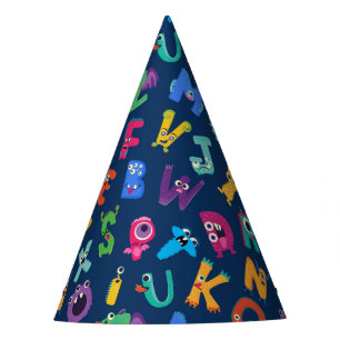 Alfabet Monsters ABC Verjaardag Onze Kleine Monste Feesthoedjes