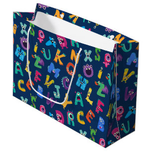 Alfabet Monsters ABC Verjaardag Onze Kleine Monste Groot Cadeauzakje