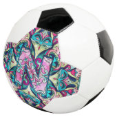 Alfabet N mandala Voetbal (Drie kwart)