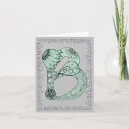 Alfabet Note Cards Letter B Notitiekaartje