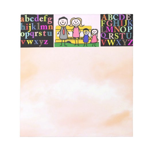 Alfabet Notitieblok (Voorkant)