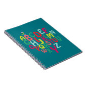 Alfabet Notitieboek (Rechterzijde)