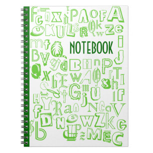 Alfabet Notitieboek (Groen)