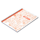 Alfabet Notitieboek (Oranje) (Linkerzijde)