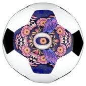 Alfabet O mandala Voetbal (Gedraaid)