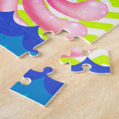 Alfabet O voor octopus puzzel met geschenkdoos Legpuzzel (Zijkant)