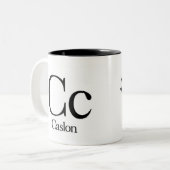 Alfabet of Typography Mok - Caslon (Voorkant links)