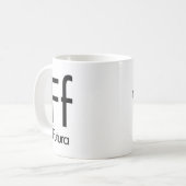 Alfabet of Typography Mok - Futura (Voorkant links)