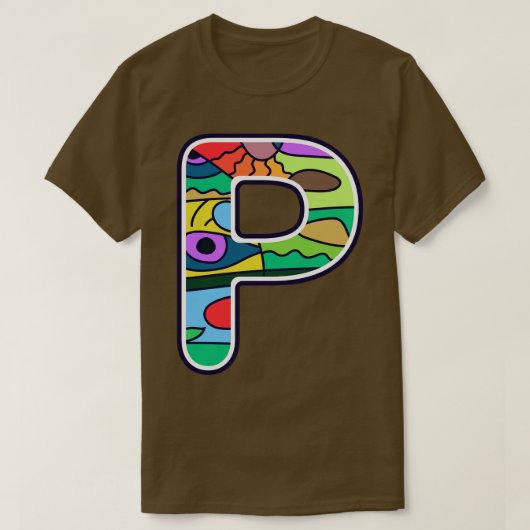 Alfabet P 3 T-shirt (Design voorkant)