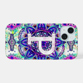Alfabet P iPhone 15 Case (Achterkant horizontaal)