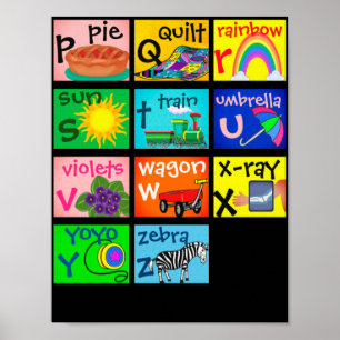 Alfabet pagina 2 poster