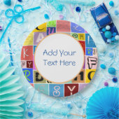 Alfabet Papieren Bordje (Feest)