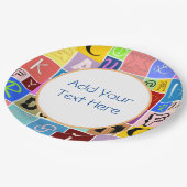 Alfabet Papieren Bordje (Gekanteld)