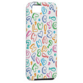 alfabet-patroon Case-Mate iPhone case (Back/Rechts)
