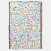 alfabet-patroon deken (Voorkant Verticaal)