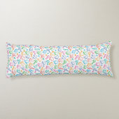 alfabet-patroon lichaamskussen (Achterkant)