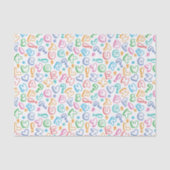 alfabet-patroon tissuepapier (Voorkant)