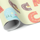 Alfabet patroon wrapping papier (Rol Hoek)