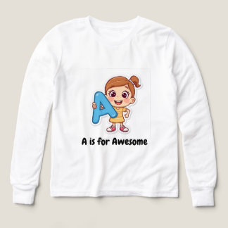 Alfabet Positief Kids Ontwerp – A is voor AwT-Shir