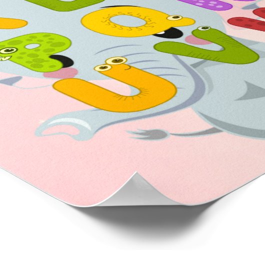 Alfabet poster (Hoek)