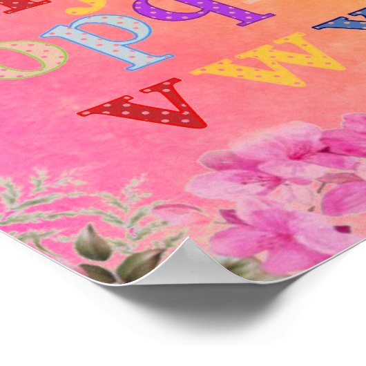 Alfabet Poster (Hoek)