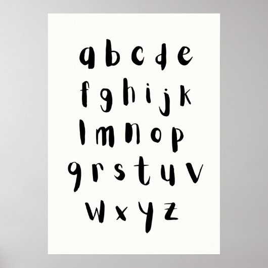 Alfabet Poster (Voorkant)
