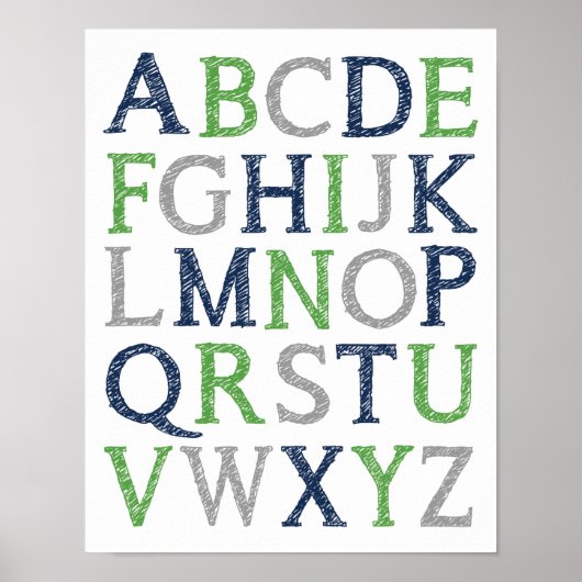 Alfabet Poster (Voorkant)