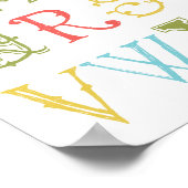 Alfabet Poster (Hoek)