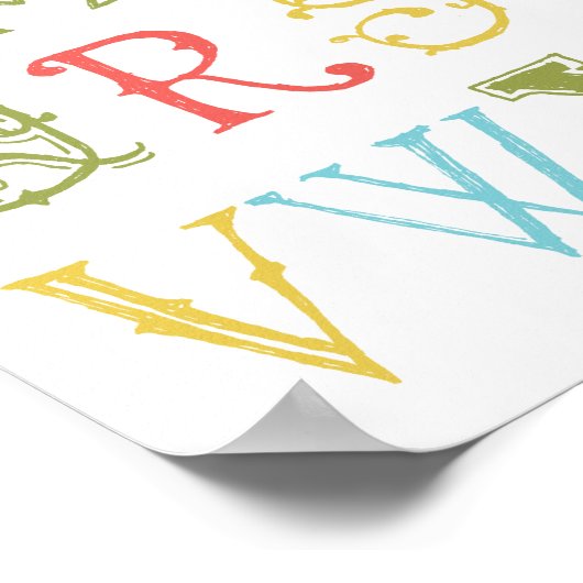 Alfabet Poster (Hoek)