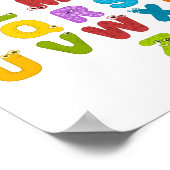 Alfabet  poster (Hoek)