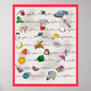 Alfabet Poster