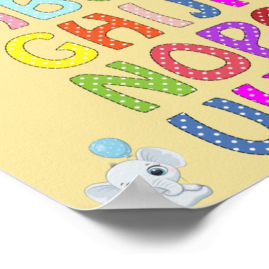 Alfabet poster (Hoek)