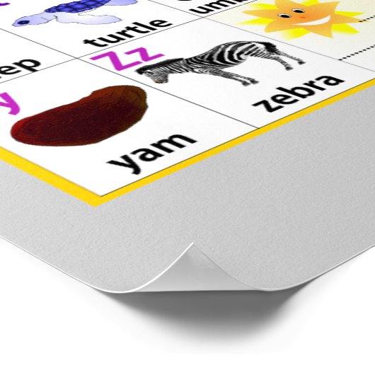 Alfabet Poster (Hoek)