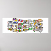 Alfabet poster Alpha Bravo (NAVO-fonetisch) (Voorkant)